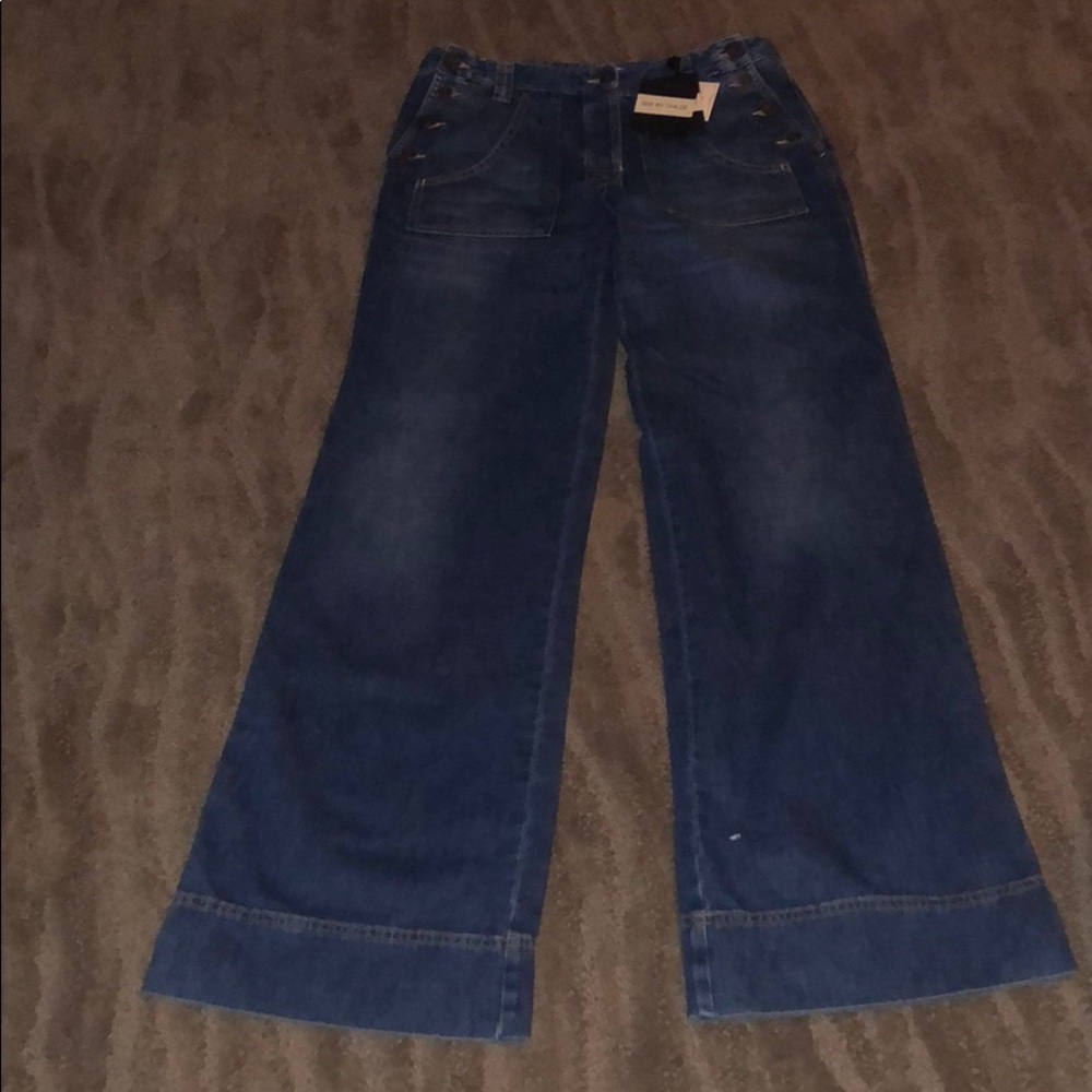 NWT See By Chloe Wide Leg Jeans Denim Pants
